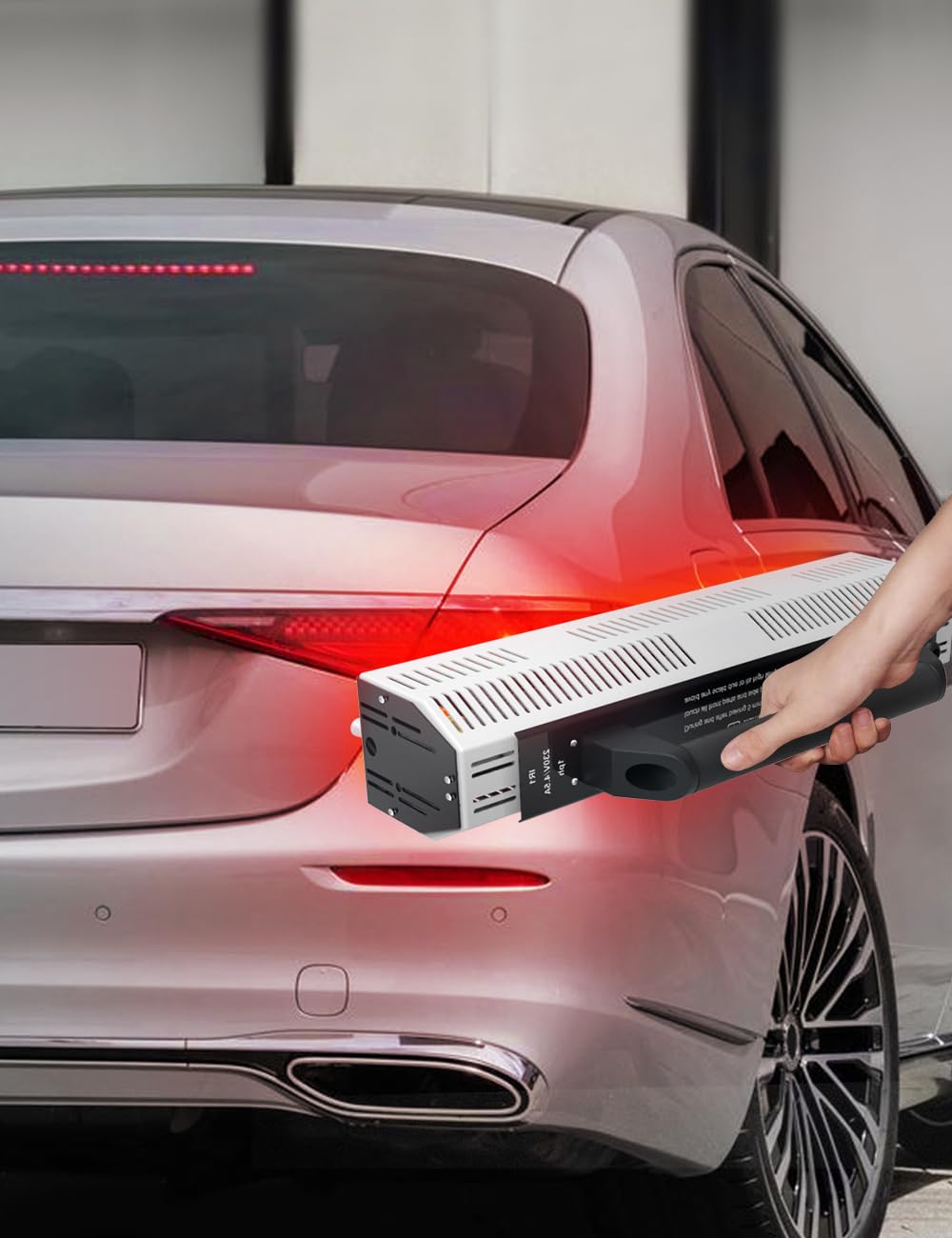 Solary Infrared Paint Curing Lamp, 1000W 110V Hand-held Short Wave Infrared Heater for Automotive Spray, Car Bodywork Repair Paint Dryer