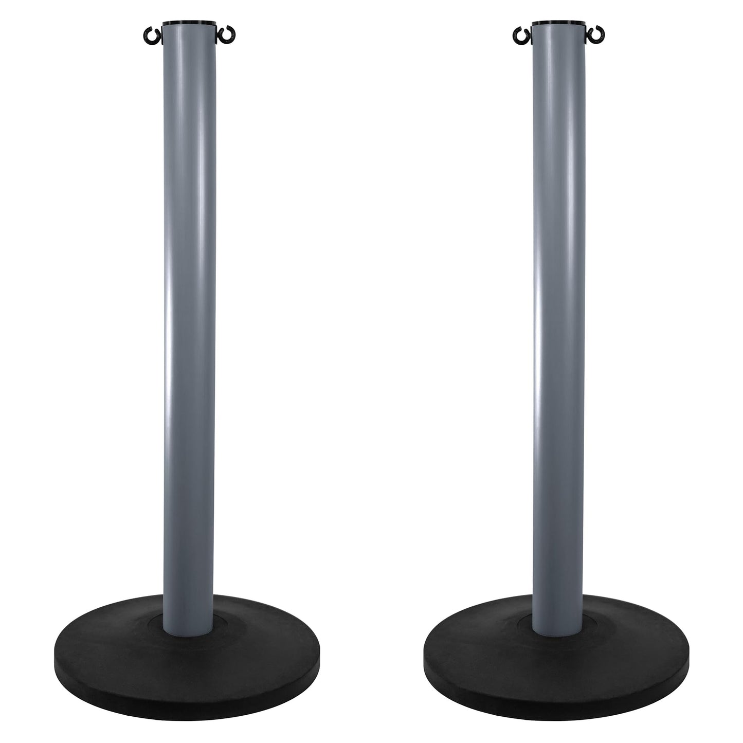 Mr. Chain Silver 3" Heavy Duty Industrial Stanchion