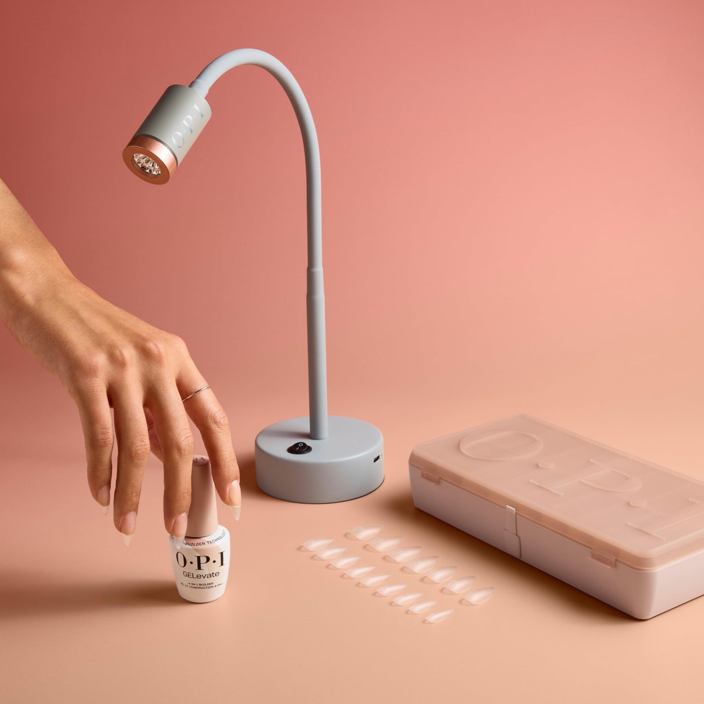 OPI Cordless Lightening Flash Cure Gel Lamp | Touch LED Light | Lightweight, Portable, & 360° Movement