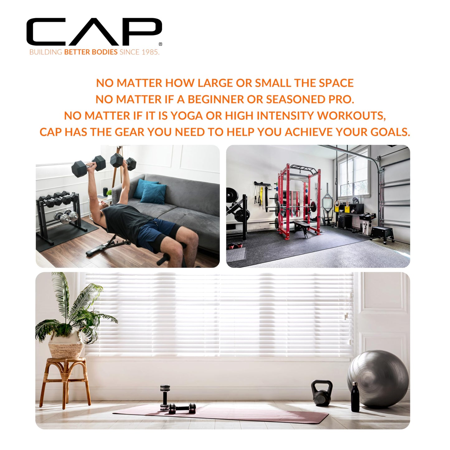 CAP Strength Roman Chair, Gray