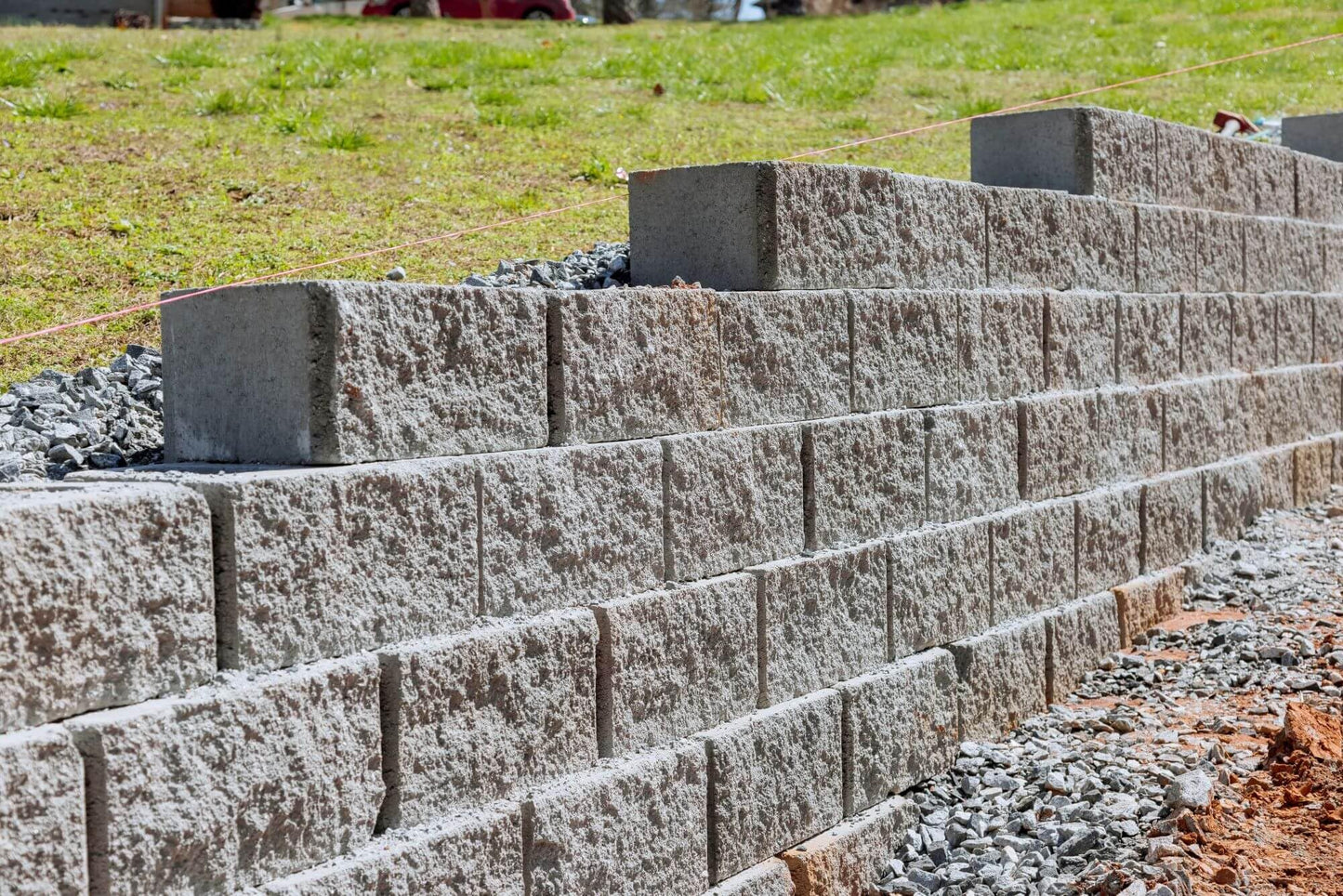 Sandbaggy Retaining Wall Fabric | Non-Woven Geotextile Filter Fabric (8 oz) – Drainage Fabric for Behind Retaining Walls & Landscape Use – USA Made (15 ft x 50 ft Roll)