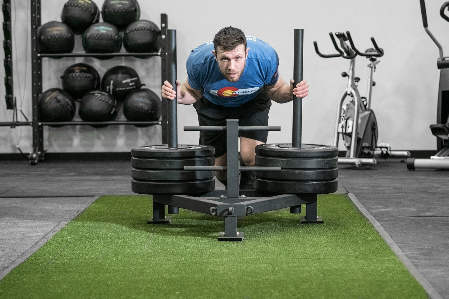 Rep Power Sled - Push Sled for Conditioning and Football Workouts