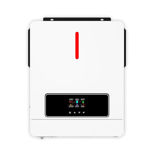 Y&H 6.2KW Solar Hybrid Inverter 48V AC220V On/Off-Grid Solar Inverter Built-in MPPT 120A Solar Charger, Two Load Output Power Max PV Power 6500W Input, Supports Batteryless