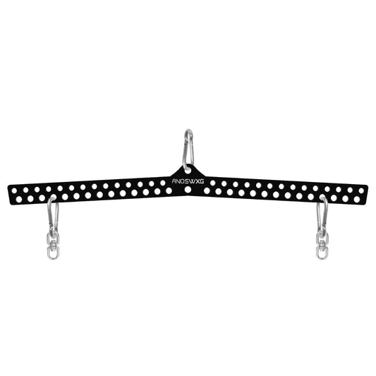 multi-grip lat pull down bar (Black, Large Size)