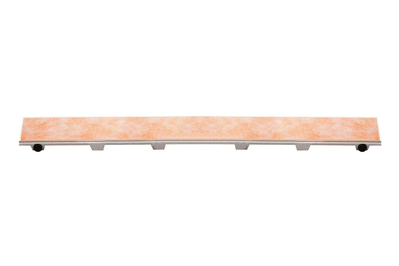 Schluter Kerdi-Line Frameless Grate Assembly for Ceramic & Stone Tiles - Use with Center Outlet Channel Body - Tile Design, 48" Length - KL1DRE120