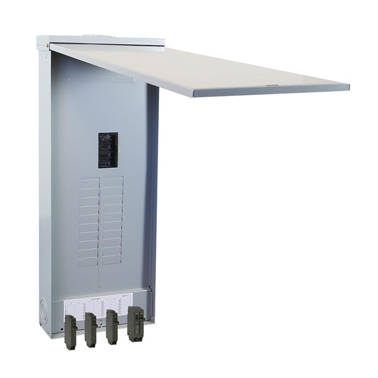 ABB TM2020RCUBK1 200A Main Breaker Load Center • PowerMark Gold Outdoor Panel, 120/240V AC • 20-Space, 40-Circuit Configuration • Includes 3 THQP 20A & 1 THQP 30A Breakers • NEMA 3R Surface Mount
