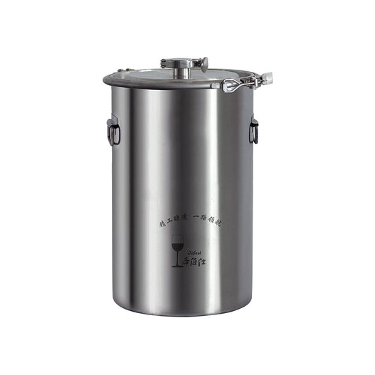 60L 304/316 New stainless steel fermentation barrel wine barrel fermenter self-brewed wine sealed barrel wine making equipment (316 without tap)