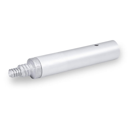 MARSHALLTOWN Threaded Handle Adapter, Concrete Tools, 1-3/4 Inch Push Button Adapter with Male Threaded End, Extend the Reach of Concrete Tools, 15538