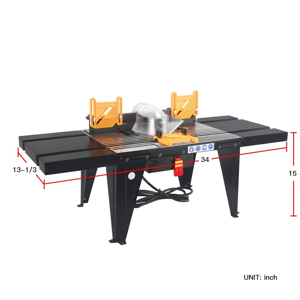Leegol Electric Benchtop Router Table Wood Working Craftsman Tool (Router Table A)
