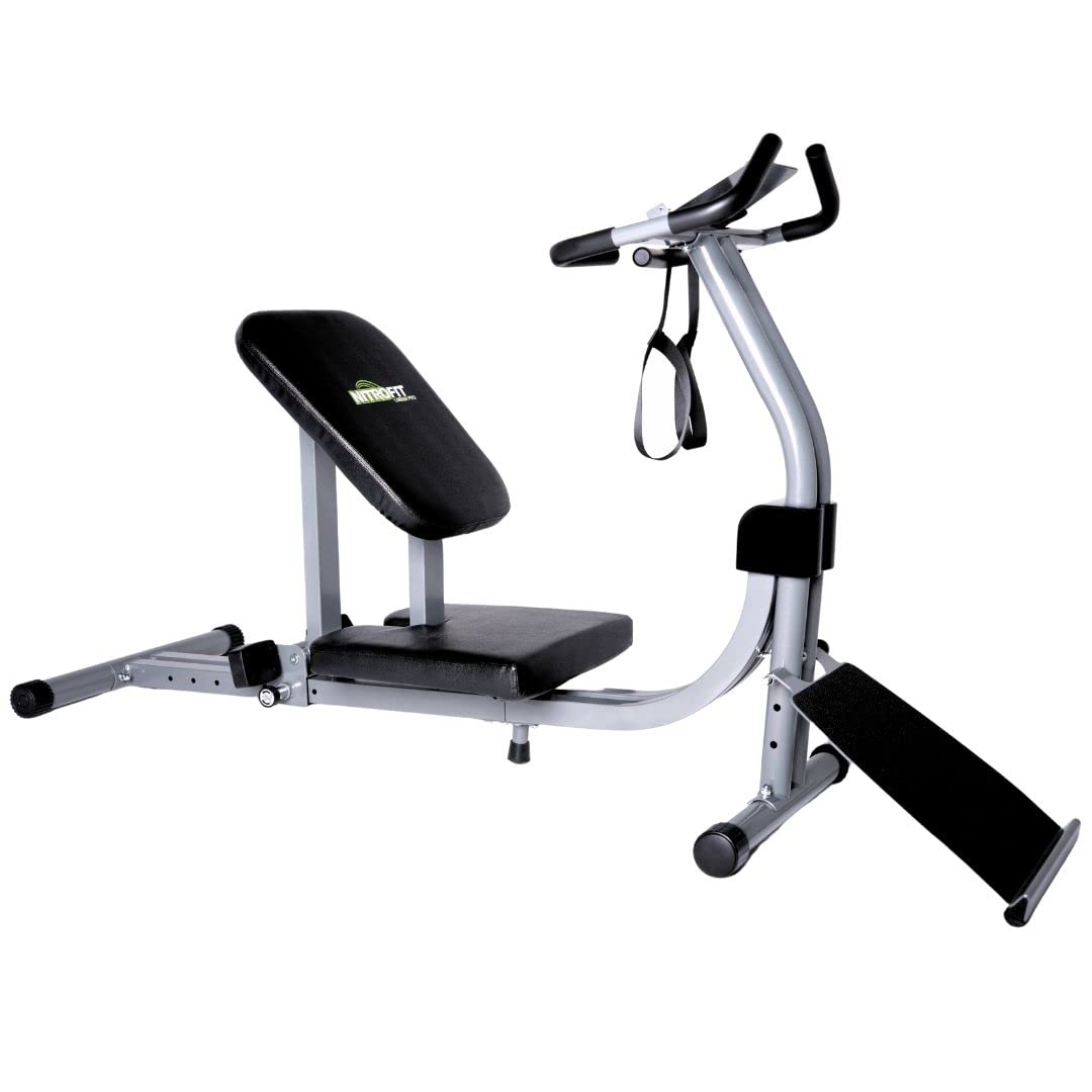 Nitrofit Limber Pro Adjustable Seat Stretch Machine for Lumbar Stretching, Lower Back Pain, Leg Stretch, Rehab, Flexibility, Injury Prevention, Calves