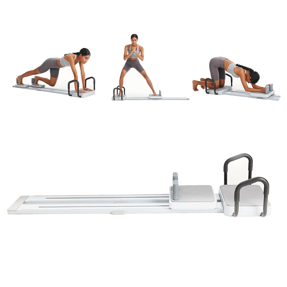 Fairgom Pilates Reformer, Multifunctional Pilates Equipment for Abs Workout and Leg Exercise, Ski Machine, Pilates Board for Home Gym Full Body Workout