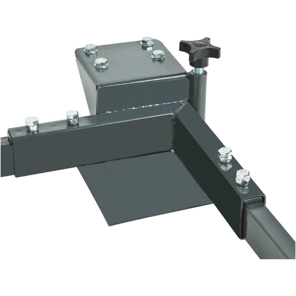 Shop Fox D2057A Adjustable Mobile Base, Small Charcoal Grey