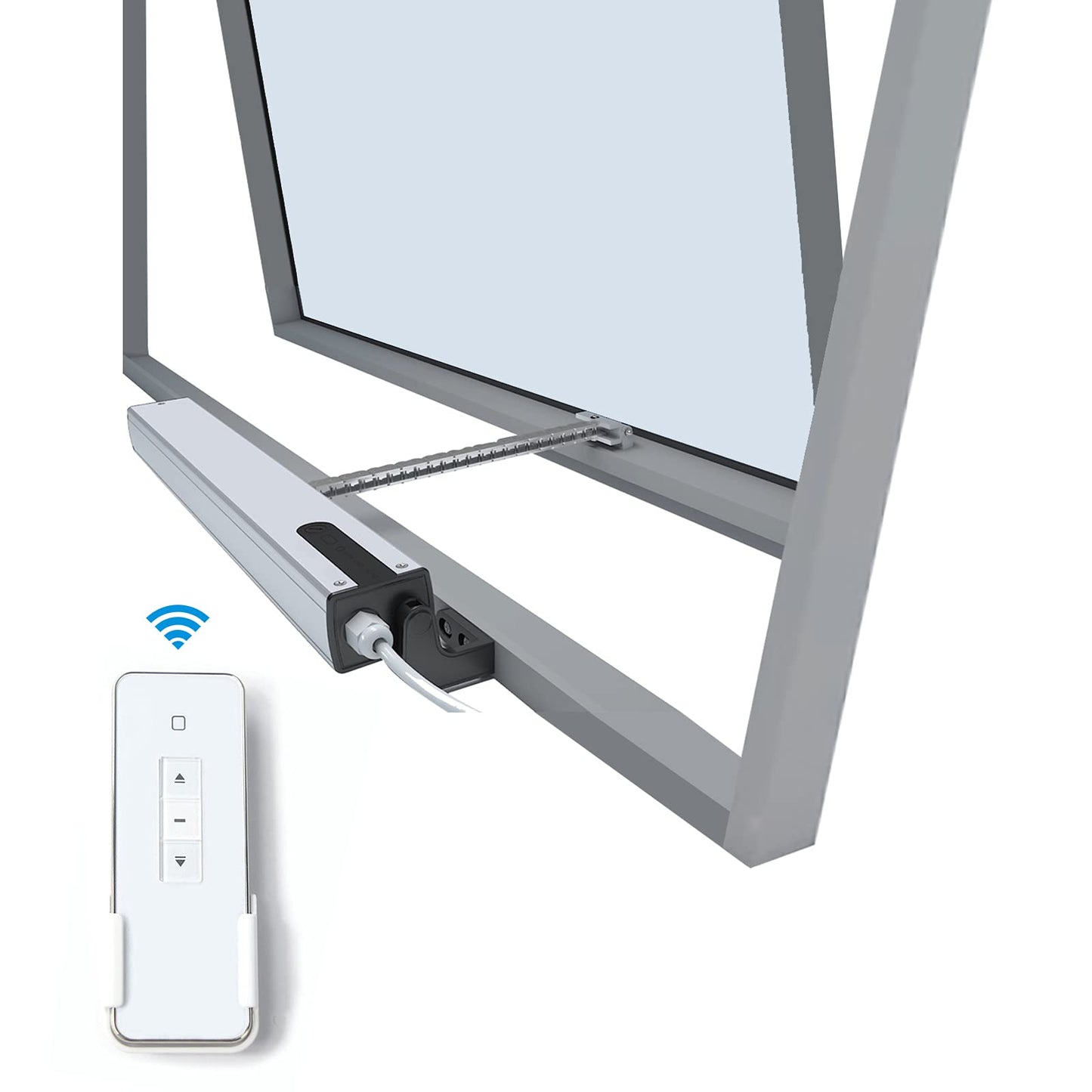 Olideauto Automatic Electric Window Opener,Smart WiFi Function Built in AC Motor,Wireless Remote and Phone APP Controlled Automatic Window Closer