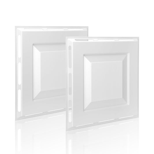 2-Pack 4-Way Ceiling Air Diverter 24"x24", Air Diverter for 2'x2' Ceiling Grid, Tool-Free Installation, Airflow Redirector for Offices, Classrooms, and Commercial Spaces