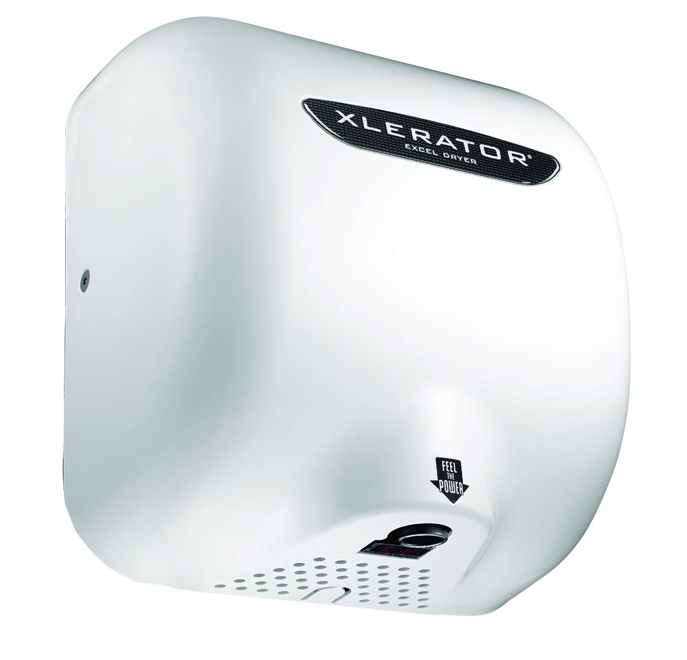 Xlerator XL - BW - High-Efficiency - Hand Dryer - BMC (Bulk Molded Compound) High-Speed Automatic Surface-Mounted 110-120 - Volt - White.