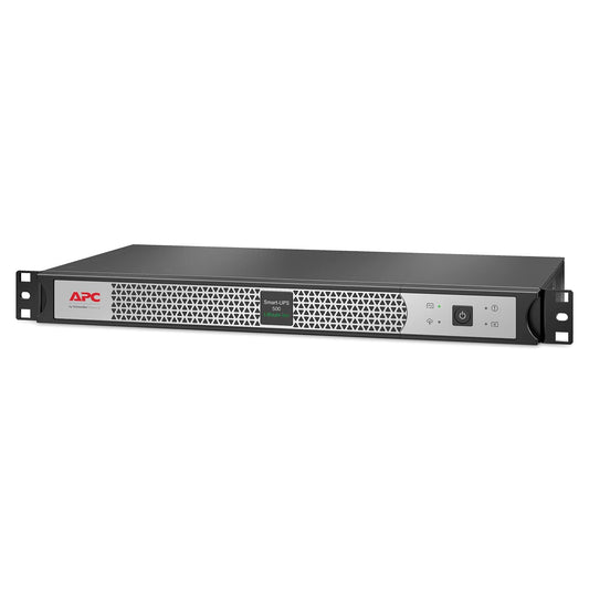 APC Smart-UPS, Lithium-ion UPS, Rackmount 1U, 120V, 4X NEMA 5-15R Outlets, SmartConnect Port, Short Depth SCL500RM1UC, Black