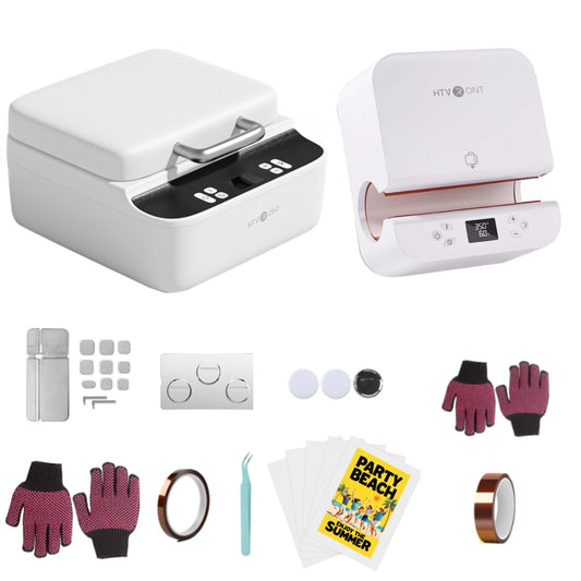 HTVRONT H17 Phone Cases Heat Press Automatic Vacuum Heat Press Machine for Phone Cases (Compatible with iPhone)+ Tumbler Heat Press Machine