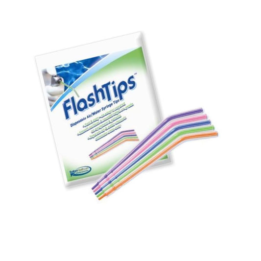 Sultan 23071 FlashTips Air/Water Syringe Dental Tips Assorted Colors 250/Pk