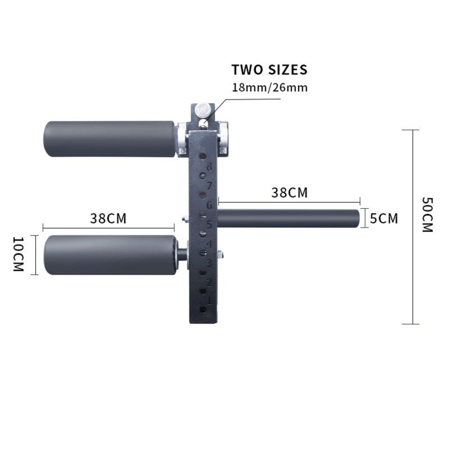 Leg Extension and Curl Machine Adjustable Leg Extension Attachment Seated Lower Body Special Leg Rotary Machine Leg Extension Rack Attachment (Hole Diameter 26mm)
