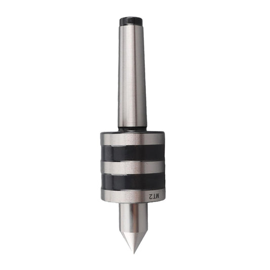 AUNMAS MT2 Live Revolving Center, High Medium Turning Tools Parts for Lathe Tailstock Machine High Speed Turning, 0.01 Accuracy