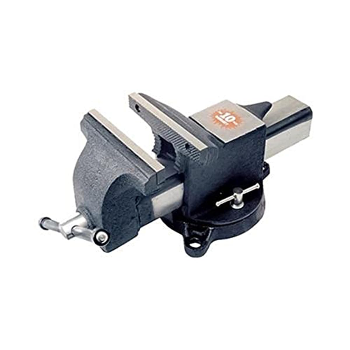 K Tool International 5" Steel Vise with 5-1/4" Jaw Opening