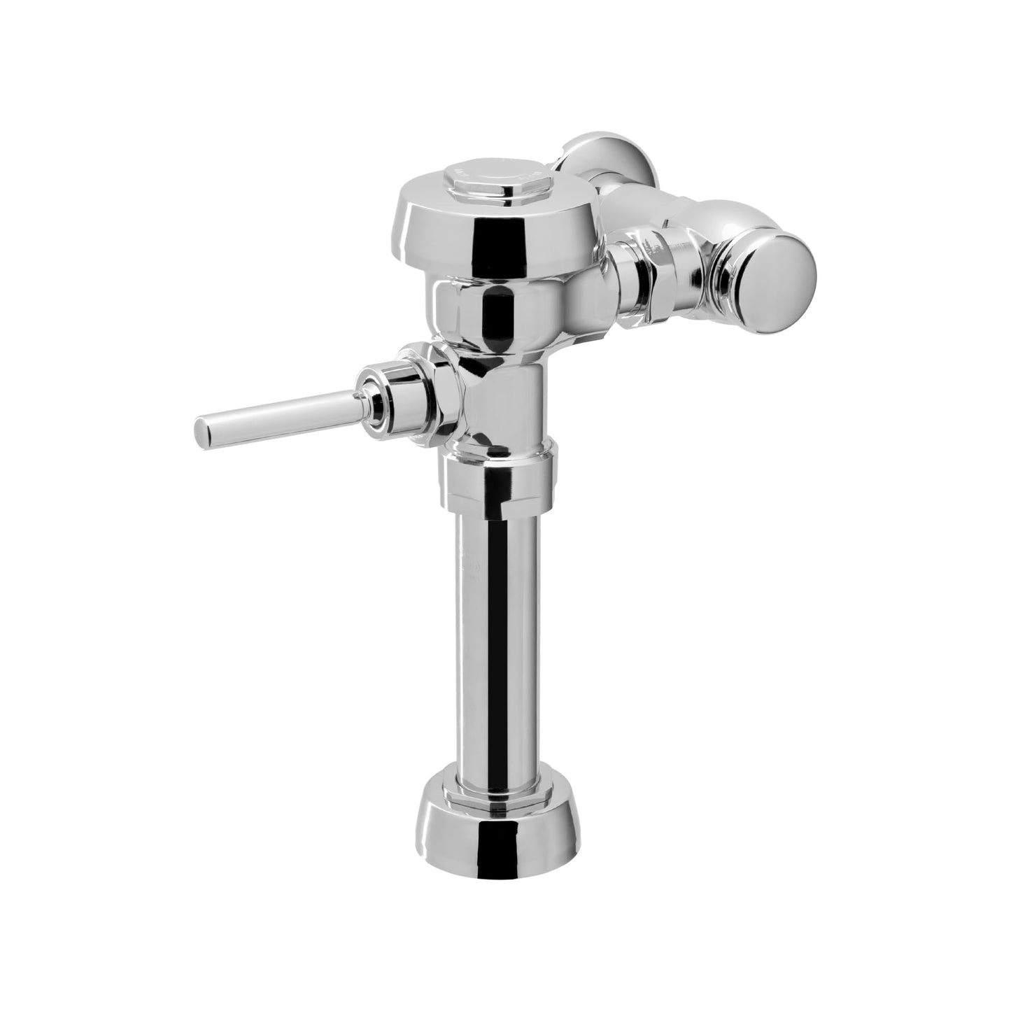 Sloan Royal 110 Exposed Manual Water Closet Flushometer, 3.5 GPF Manual Flush Valve - Single Flush Non-Hold-Open Handle, Fixture Connection Top Spud, Polished Chrome Finish, 3010100