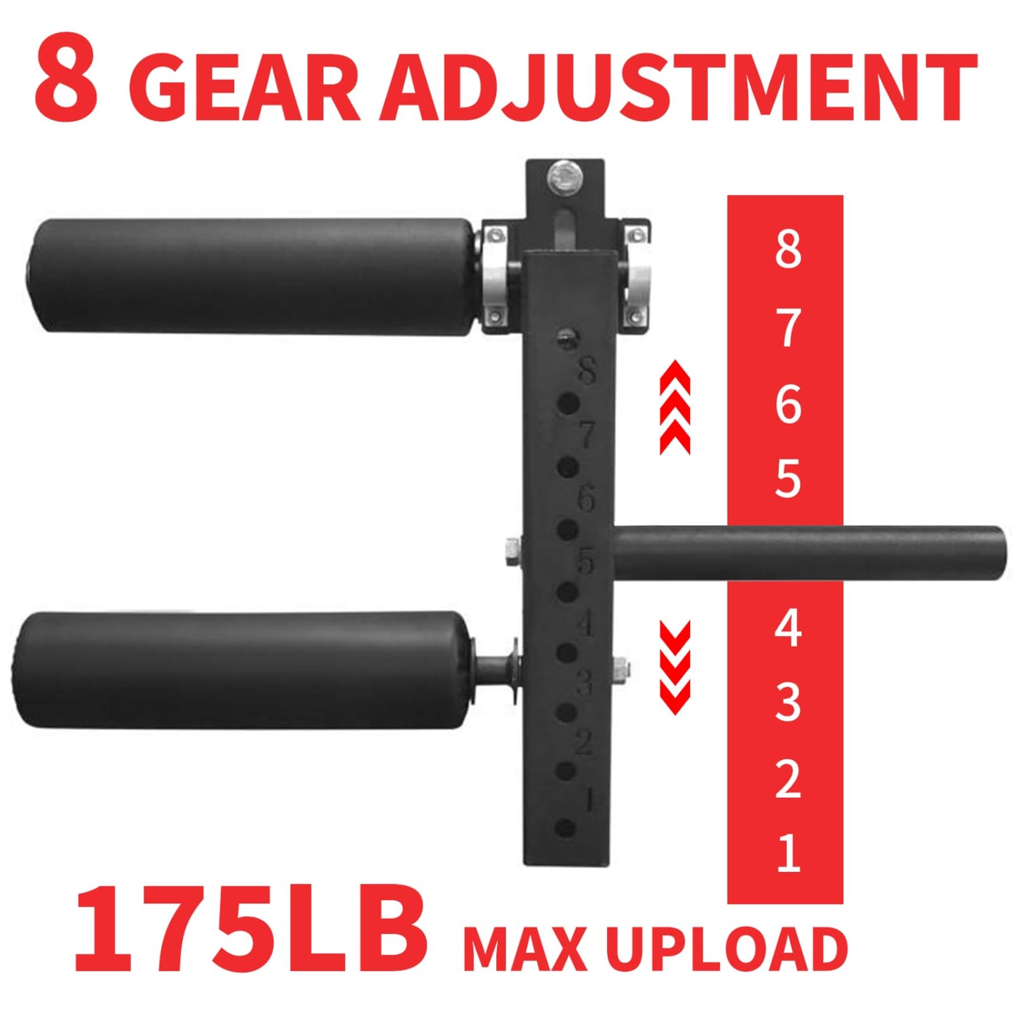 MARLANG Leg Extension and Curl Machine for Power Rack Attachments, Leg Extension Attachment for Home Gym, Leg Curl Attachment for Workout Equipment, Black