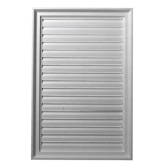 Ekena Millwork 24"W x 36"H x 1 1/4"P, Vertical Gable Vent Louver, Functional