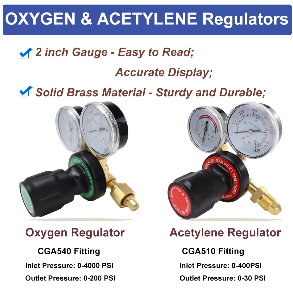 Cutting Torch Set Oxy Acetylene Torch Kit,Portable Gas Cutting Torch and Welding Kit with Acetylene Oxygen Gas Regulator Welding Hose Welding Glasses Storage Case (#22557)