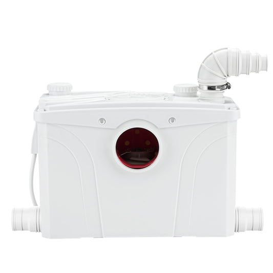 EXTRAUP 700W Macerator Sewerage Sump Pump with 4 Water Inlets for Upflush Toilet System Waste Water Marine Toilet Disposal Laundry