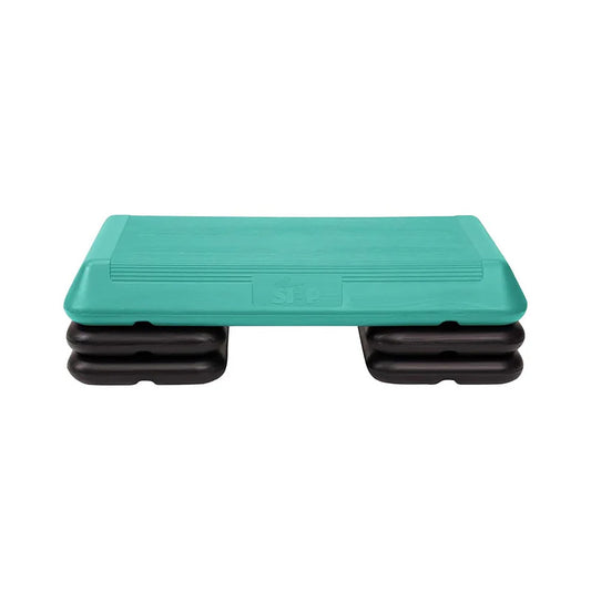 Freestyle STEP Exercise Step Platform, Circuit Size Stepper for Exercise at Home with 4 Stackable Risers for Height Adjustments