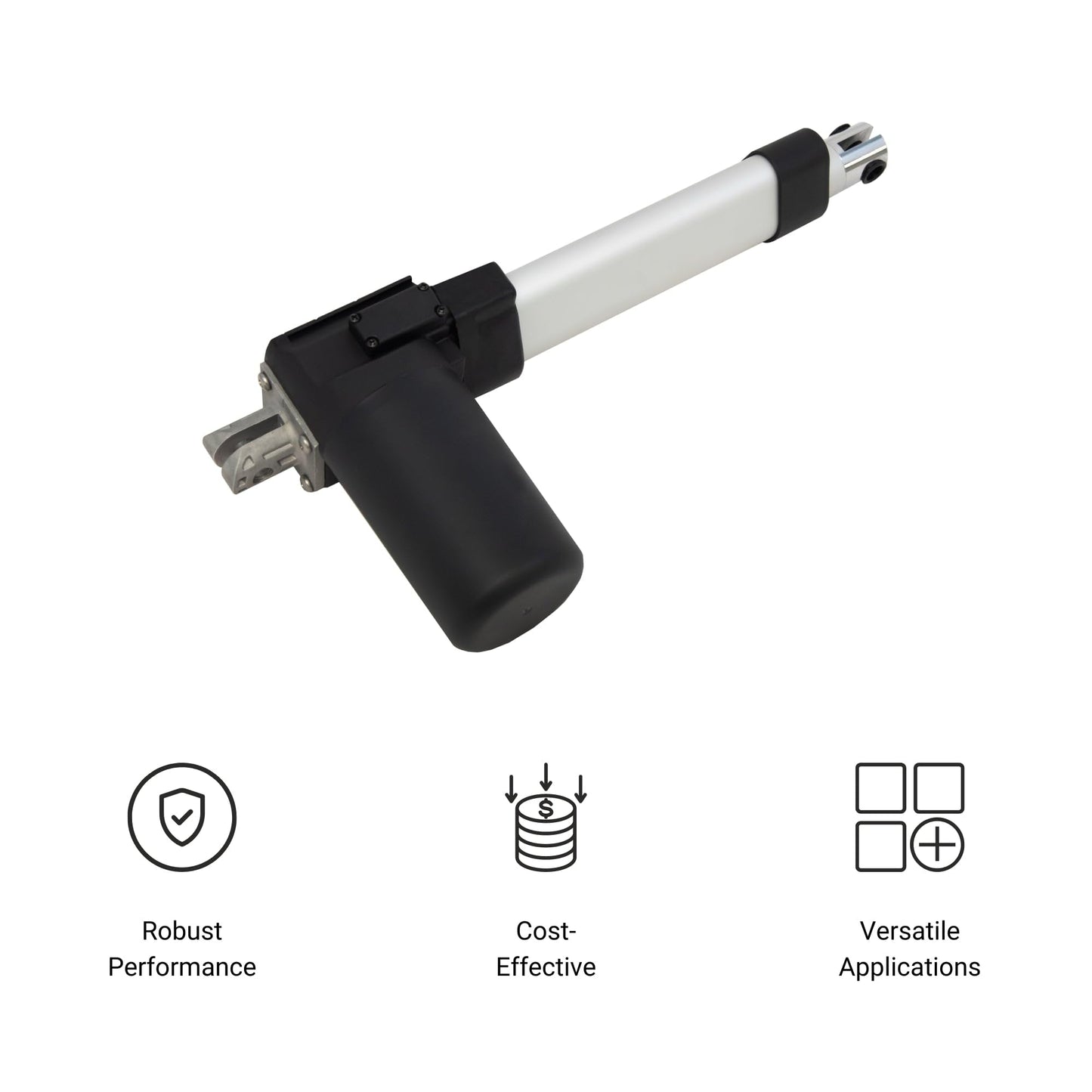 Progressive Automations 12V Electric Linear Actuator - 10 Inch Stroke, 400 lbs Force, IP66 Water Resistance - High Load Linear Actuator for Automation, Manufacturing, Automotive, PA-04-10-400