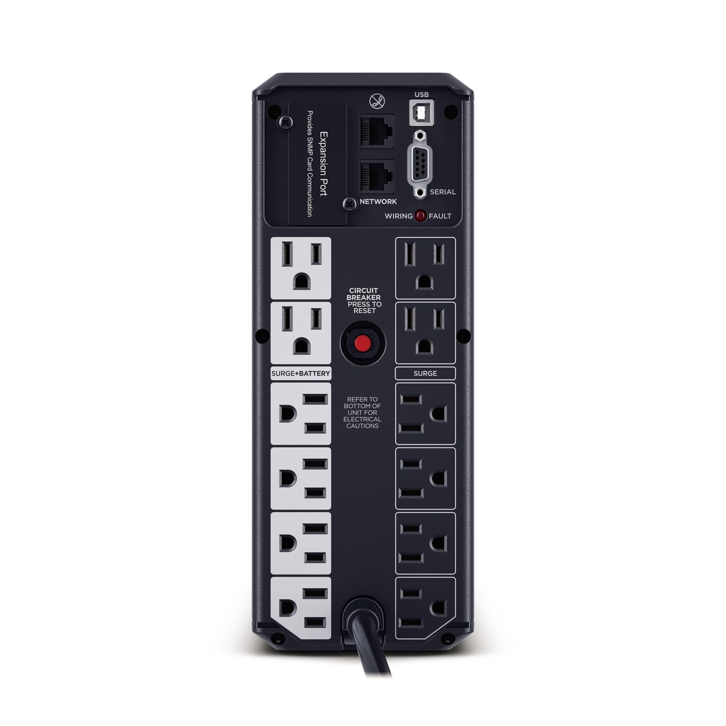 CyberPower BRG1500AVRLCD2 Intelligent LCD UPS Battery Backup and Surge Protector, 1500VA/900W, 12 Outlets 2 USB Ports, AVR, Mini-Tower, UL Certified, 5-Year Warranty