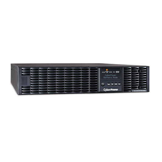 CyberPower OL1500RTXL2U Smart App Online UPS System, 1500VA/1350W, 8 Outlets, 2U Rack/Tower