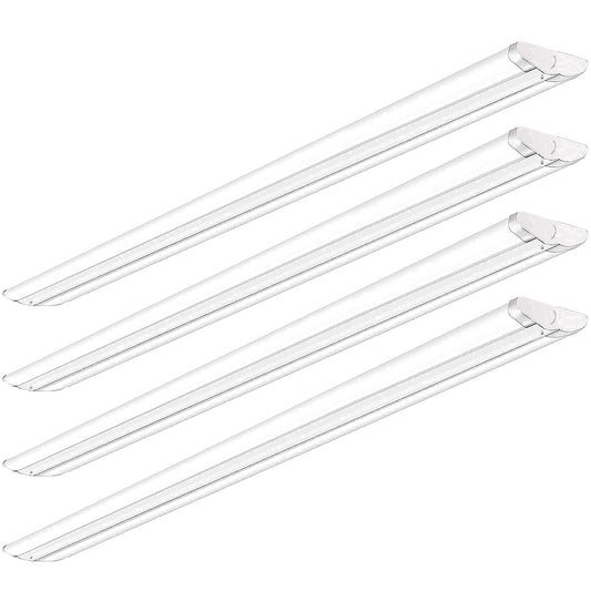 AntLux 110W 8FT LED Shop Lights Ultra Slim LED Wraparound, 12600LM, 5000K, 8 Foot Strip Light, Flush Mount Garage Office Warehouse Ceiling Lighting Fixture, 8 Foot Fluorescent Tube Replacement, 4 Pack