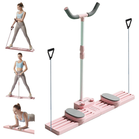 Ski Machine Simulated Ski Trainer With Non-Slip Pedal & Adjustable Armrests, Leg Ski Machines Exercise Equipment Multi Functional Ski Machine Leg Beautifier, Hip Trainer, Pelvic Floor Trainer For Home