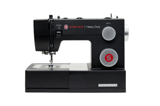 SINGER® HD 4432 Sterling Edition High Speed Sewing Machine +Accessory Kit |32 Built-In Stitches Deliver 110 Stitch Applications | 50% More Power for Thick Fabrics, 1100 Stitches/Min, 1-Step Buttonhole