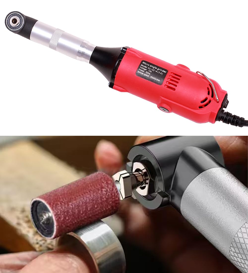 VOTOER 350W Electric Die Grinder Sander Polisher Grinding Tool for Contour Grinding, Cutting, Engraving, Polishing, Milling, 6 Variable Speed, 15,000 RPM
