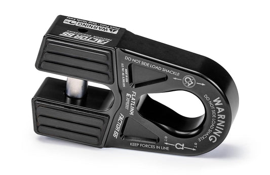 Factor 55 00080-04 Flatlink E (Expert) Replaces Conventional Winch Hook with a Stronger Shackle/D Ring Mount Maximum Load 16,000 lb Ultimate Failure Greater Than 40,000 lb – Black
