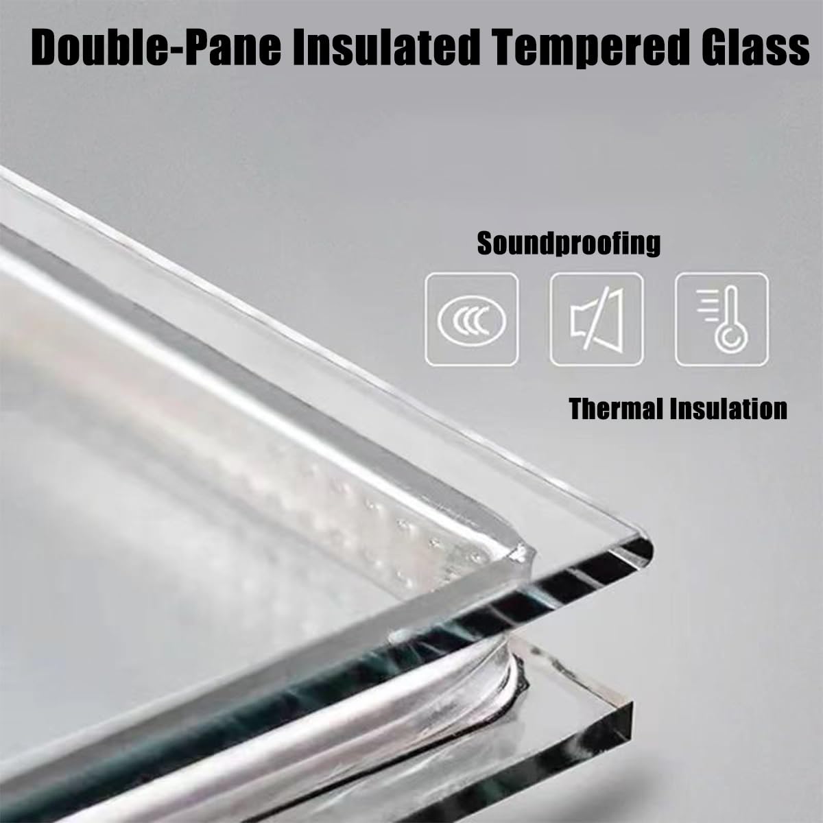Skylight Windows for House Roof with Double Layer Tempered Glass, Roof Lighting Well Window for Indoor Attic, Aluminium Window Cover for Garage/Basement/Loft/Dark Room(24x12)