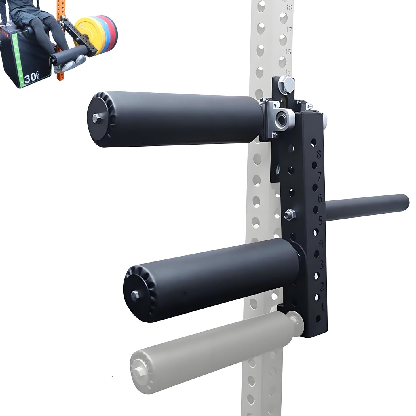 MARLANG Leg Extension and Curl Machine for Power Rack Attachments, Leg Extension Attachment for Home Gym, Leg Curl Attachment for Workout Equipment