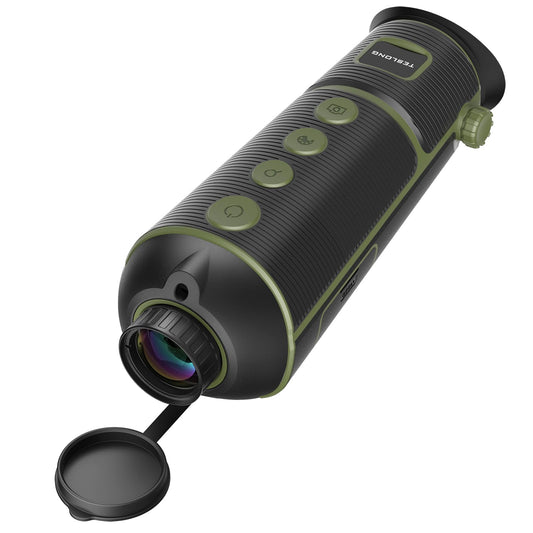 Teslong TTS390 384x256 Thermal Monocular, 50Hz Thermal Imaging Camera with 25mm Lens, 10H Battery Life, 8X Digital Zoom, IP54 Waterproof IR Night Vision Monocular for Hunting & Search