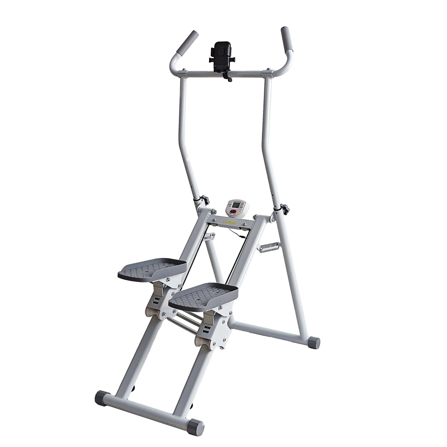 EAGWON Stair Stepper, Vertical Climber for Home Gym, Compact Folding Full-Body Cardio Machine with Extended Step Range, Adjustable Handlebar & Pedals, Suitable for Women & Men