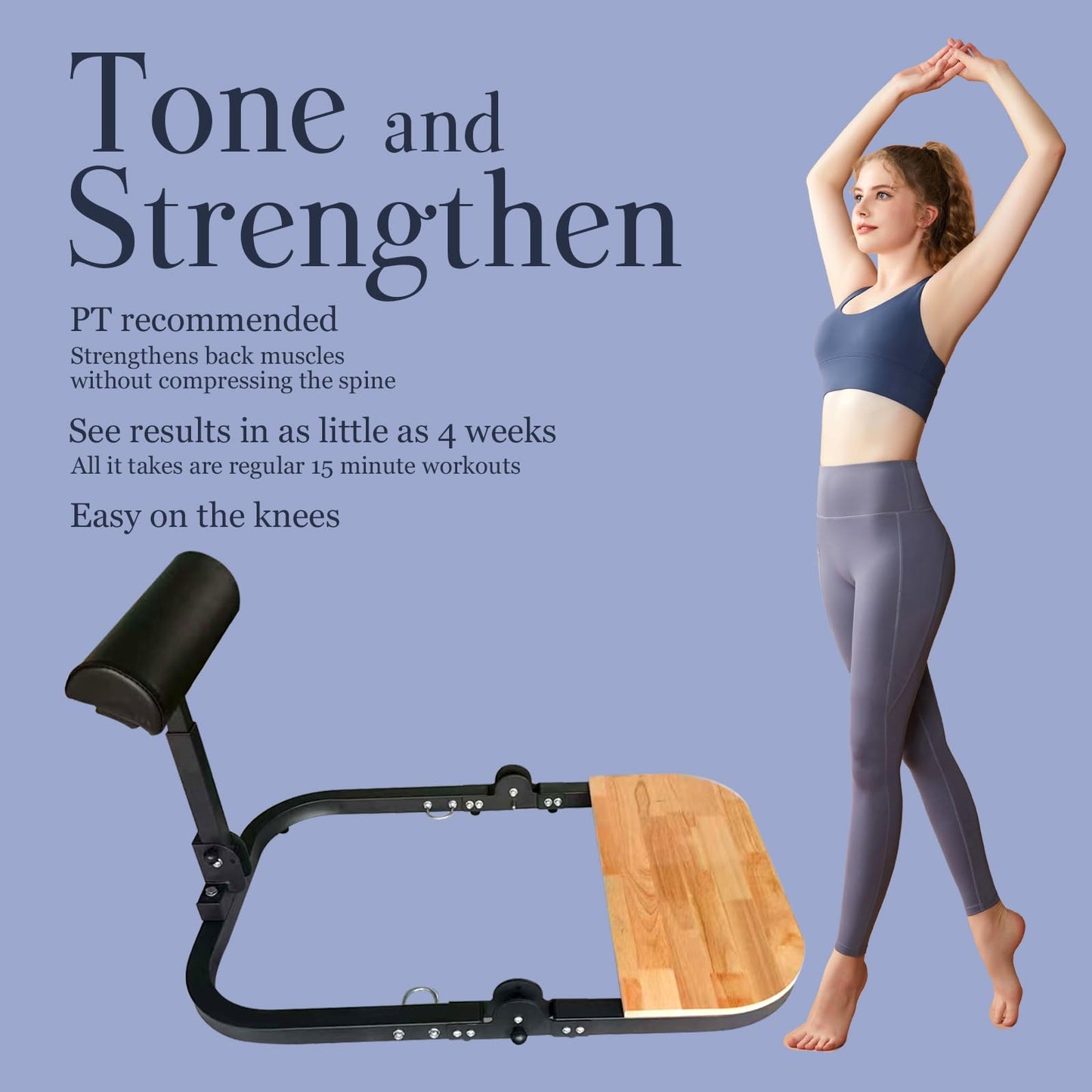 Hip Thrust Machine Bench for High Resistance Glute Workout Equipment,Glute Machine Home Gym Comes with 50, 100, and 150 Lbs of Resistance