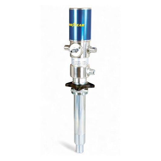 Goodyear Oil Transfer Pump Air Operated Pneumatic 3.1GPM / 12LPM PRO Heavy Duty Double Action 3:1 Fast High Flow Rate for SAE130 Oils/Fluids (NOT for Gasoline or Diesel)
