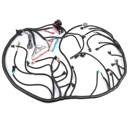 4L60E DBC Engine Wiring Harness Standalone Stand Alone fit for 1997-2006 GM LS1 4.8 5.3 6.0 L Vortec Engine Drive by Cable Throttle Body