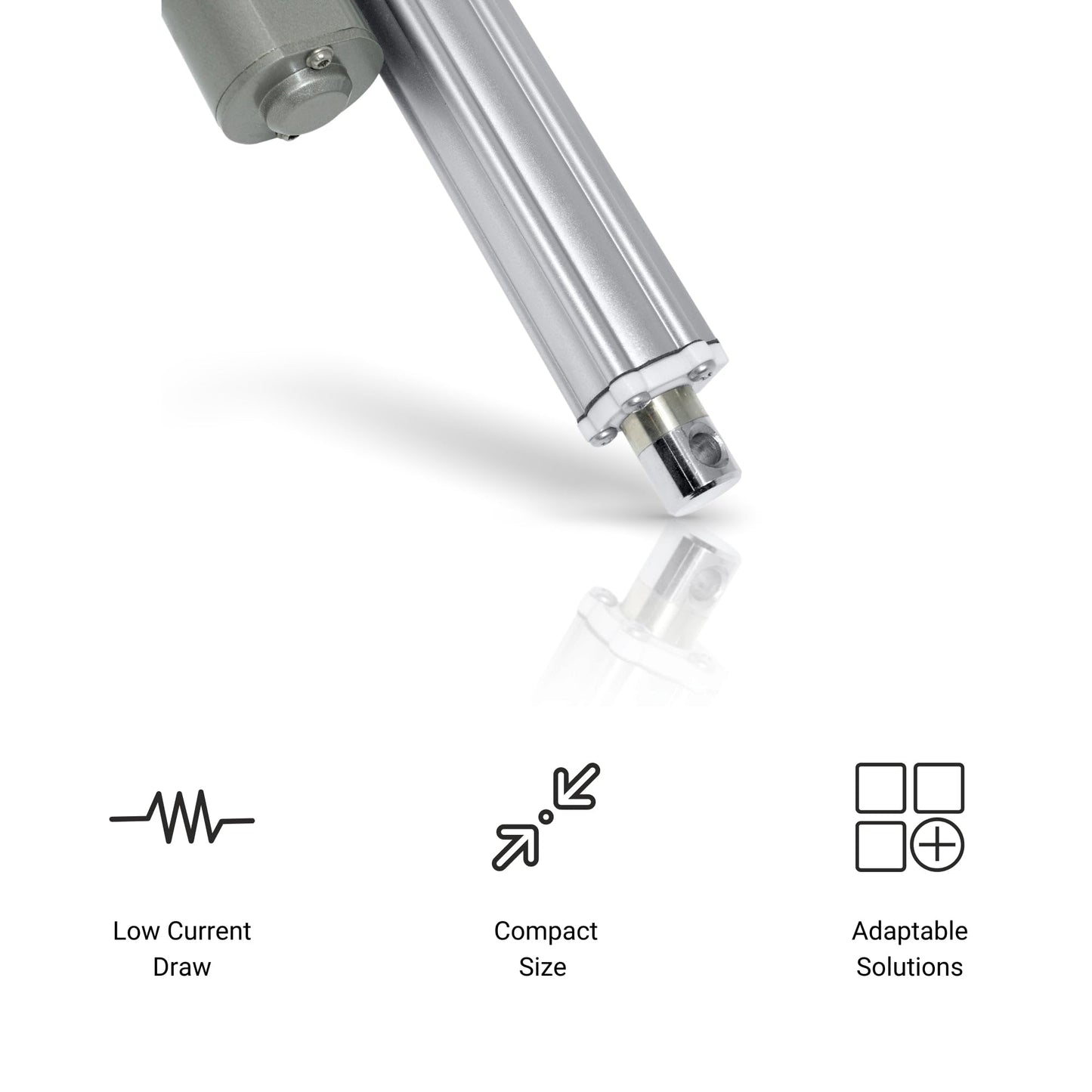 Progressive Automations 12V Industrial Linear Electric Actuator - 12 inches, High Force 330 lbs, Stainless Steel Rod, Brushed DC Motor, Durable Stroke for Marine, Automation, Robotics, PA-09-12-330