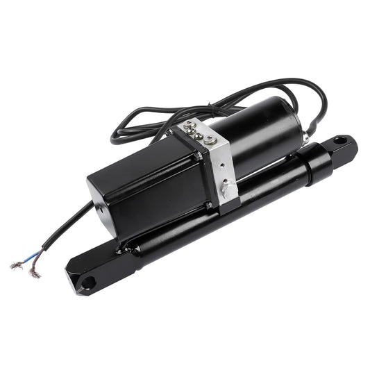 DC 12V 10'' Hydraulic Motor Heavy Duty Electric Linear Actuator 2300LBS Compatible with Dump Trailers, Lift Tables, Solar Tracking System, Wheelchair Lift 10500N/1050KG Hydraulic Power Unit Vahaha