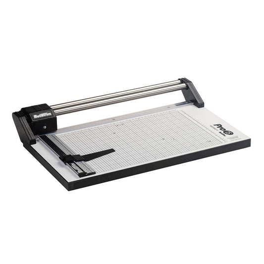 Rotatrim Pro 15 Inch Cut Professional Paper Cutter/Trimmer Precision Rotary Trimmer with Self-Sharpening Precision Steel Blades & Twin Stainless Steel Guide Rails (RCPRO15i)