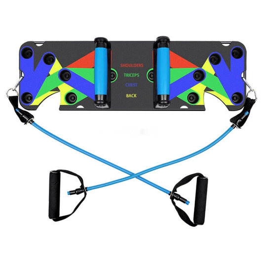 Resistance Bands with 9 in 1 push up Board Multi Function Exercise Equipment